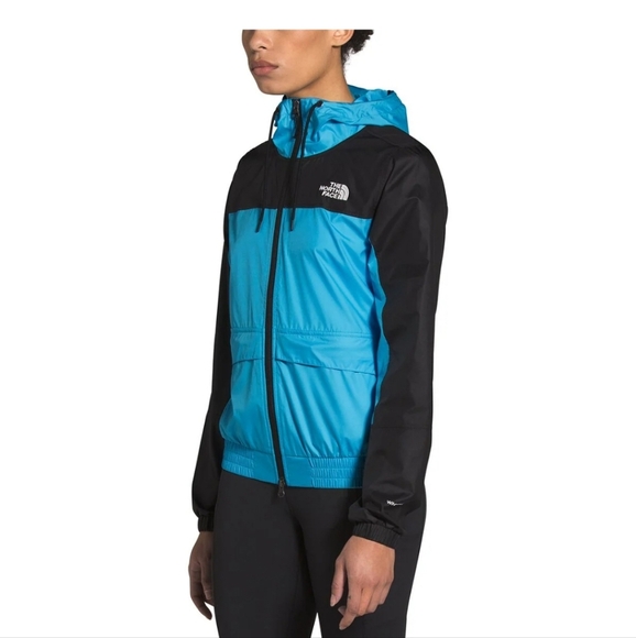 THE NORTH FACE HMLYN Wind Shell Jacket in Blue/black. Size small NWOT - Picture 3 of 16